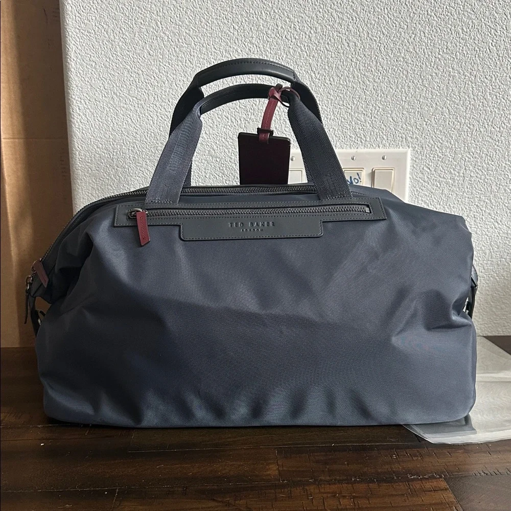 Ted Baker Navy Ender Duffel Bag NWT